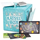 Rätselbox - Geschenkbox: 3 Rätsel lösen zum Öffnen - Ähnlichkeit mit Exit Game - Geschenkverpackung für Geldgeschenk oder kleine Geschenk