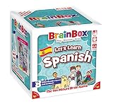 Brainbox Let's Learn Spanish (Refresh 2022) Card Game Ages 8+ 1+ Players 10 Minutes Playing Time, GREG124457