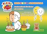 KLECKS und die Malbande – Mein bunter Geburtstag: Nachmalbuch für Kinder ab 2 Jahren – 20 einfache Geburtstagsmotive mit farbigen Vorlagen (KLECKS und ... – Kreative Malbücher für jedes Alter)