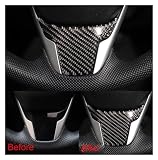 Innenraum Aufkleber Abdeckung Auto Lenkrad Abdeckung Borte Zubehör Carbon Fiber Innenleisten Für Civic 10th 2016 2017 2018 2019 2020 2021 Zierleisten Innen(1 Pc)