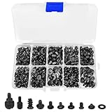 Ceisazira 420 Stk PC Schrauben Sortierten Set, Laptop Schrauben, Personal Computer Schrauben Standoffs, PC Computer Reparatur Zubehör Pack, PC-Schraubenset für Reparatur Mainbord Lüfter Festp