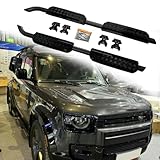 FTAPACCE 2 x seitliche Trittbretter für Land Rover Defender 90 110 130 L663 L851 2020–2024 (Defender 110)