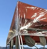 QUICK STAR Pavillon Schutzhaube 3x3m Wasserdicht Transp