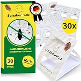 Jalawango Universal Schabenfalle | 30 STK | Premium Kakerlaken Falle zur Schaben Bekämpfung | Giftfreie Klebefalle gegen Schaben Küchenschaben falle zur Küchenschaben Bekämpfung | Mittel gegen Schab