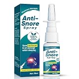 Anti Schnarch Nasenspray, Schnarchstopper, 30 ml für einen ruhigen und erholten Schlaf, Verhindert unangenehme Schnarchgeräusche, Leichte und effektive Anwendung