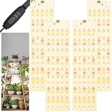Pflanzenlampe LED Vollspektrum,4pcs Led Pflanzenlampe ,Pflanzenlicht für den Samenstart,540 Vollspektrum LEDs Pflanzenleuchte Wachsen licht für Zimmerpflanzen Grow Light mit 3/9/12H Z