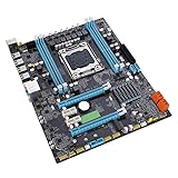 Qukaim Für Motherboard PC DDR3 RAM Motherboard 2011 PIN, verbesserter Chipsatz Dual USB I/O, 4 x DDR3 PCIE, Gigabit NIC, für Intel H61 Motherb