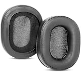 Ersatz-Ohrpolster kompatibel mit August EP650 EP 650 Ohrpolster Headset, Schwarz, 1