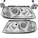 DM Autoteile Passat 3BG 3B Klar Glas Scheinwerfer Set HELLA OPTIK H7 / H7