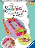 Ravensburger 18280 BeCreative Freundschaftsbändchen - Freche Armbänder aus bunten Garnen weben, DIY für Kinder ab 6 J