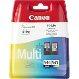 Canon PG-540 CL-541 Tintenpatronen für Canon Pixma MG2100 Drucker, Schwarz und Farb