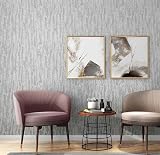 HANGJINLI Vliestapete Asche Geometrisches modernes Muster Wallpaper Luxuriös Tapete Retro design Dekoration Schlafzimmer oder Wohnzimmer (0.53x9.5m)