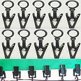 AUXPhome Wohnmobil-Anhänger-Party-Lichthalter, Haken, Clip, Markise, Wohnmobilteil, für Wohnwagen, Vorhang, Klippy-Clips, Stangen, Markisenlichter, Lichterkette, Banner, 20 Stück