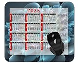 YENDOSTEEN 2025 Kalender Mauspad,Spiel Naht Mousepad, Blütenblätter fraktaler Hintergrund Mauspads für Computer,Laptop,PC,Büro & Zuhause #2739