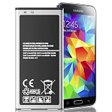 Akku für Smartphone Samsung S5 Mini EG-BG800BBE,2600mAh High Power Ersatzakku,3,8V,Li-Ion Akk
