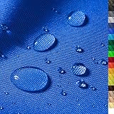 1buy3 – wasserdichter Polyesterstoff “Premium” mit 8.450mm Wassersäule für Zelte, Abdeckplanen, Bezüge, Outdoorbekleidung & Co – Meterware 160cm Breite – reißfest & pflegeleicht (Farbe 15 / Blau)
