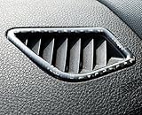wroadavee Kohlefaser Armaturenverkleidung Lüftungsdüsen Blende R
