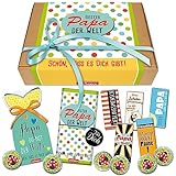 STEINBECK Geschenkbox - Bester Papa - Schokolade Geschenk von Herzen Geburtstag Vatertag Papi Vater Vati D