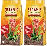 Seramis Ton-Granulat als Pflanzenerden-Ersatz für Kakteen und Sukkulenten, Spezial-Substrat, 14 L