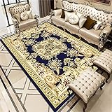 AU-OZNER küchen teppiche Gelber Teppich, Couch Tisch Bequeme Pflege Sofa Schall Isolierung Teppich Teppich günstig, gelb, 50x80