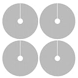 Gcerfby Bodenschutzmatte für Blumentöpfe, Pflanzenschutz von Katzen, Cuttable Mesh Barriere, 11,8 Zoll, leicht zu installieren und wiederverwenden, perfekt für Bonsai Outdoor -H