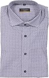 ETERNA Langarm Hemd Slim Fit Gemustert blau-Mix Gr. 38