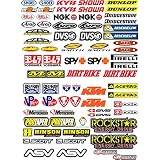 KIT Sticker Aufkleber - STICKERS KIT PER MOTO MOTOCROSS 73PCS - gesamte panel 73pcs BIETEN Roller Motorrad M