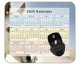 YENDOSTEEN 2025 Kalender Mauspad,Quadratisches Gaming Mauspad,Pferdehimmel-Gesichtslicht Mauspads für Computer,Laptop,PC,Büro & Z