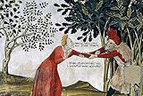 IPLUPJDY Kunstdruck Leinwand Bilder Moderne Druck Leinwand Malerei der Brunnen des Lebens Detail eines Mannes der eine Frau in ein Wäldchen zieht von Giacomo Jaquerio für Wanddekoration 60x90