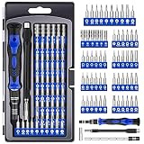 XOOL 62 in 1 Feinmechaniker Schraubendreher Set, Magnetischer Mini Feinmechaniker Werkzeug Set, Reparatur Werkzeug Set für Computer, iphone, ipad, Laptop, PS4, PS5, Xbox, Handy, Macbook usw