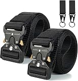 EclipseGuard Taktischer Gürtel, 2er Militär Wandern 3,8cm Arbeit Gürtel mit Schwere Schnellverschluss S