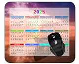 YENDOSTEEN 2025 Kalender-Mauspad,rechteckig,Gaming-Mauspads,Strandboot Ultraglatte Mauspads für Kabellose Maus,Laptop,Computer,PC-Büro,Z